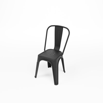 CHAISE EMPILABLE DE STYLE TOLIX EN POLYPROPYLÈNE